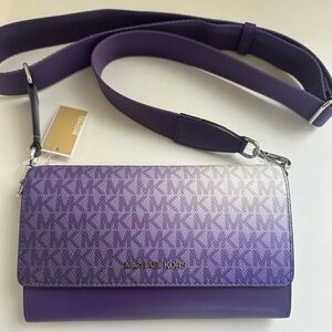 Michael Kors Ombre Purple Crossbody Bag
